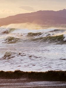Preview wallpaper sea, waves, storm, spain, bay of biscay