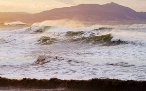 Preview wallpaper sea, waves, storm, spain, bay of biscay