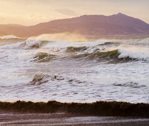 Preview wallpaper sea, waves, storm, spain, bay of biscay