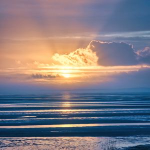 Preview wallpaper sea, waves, sun, nature