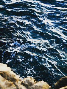 Preview wallpaper sea, waves, surf, rocks