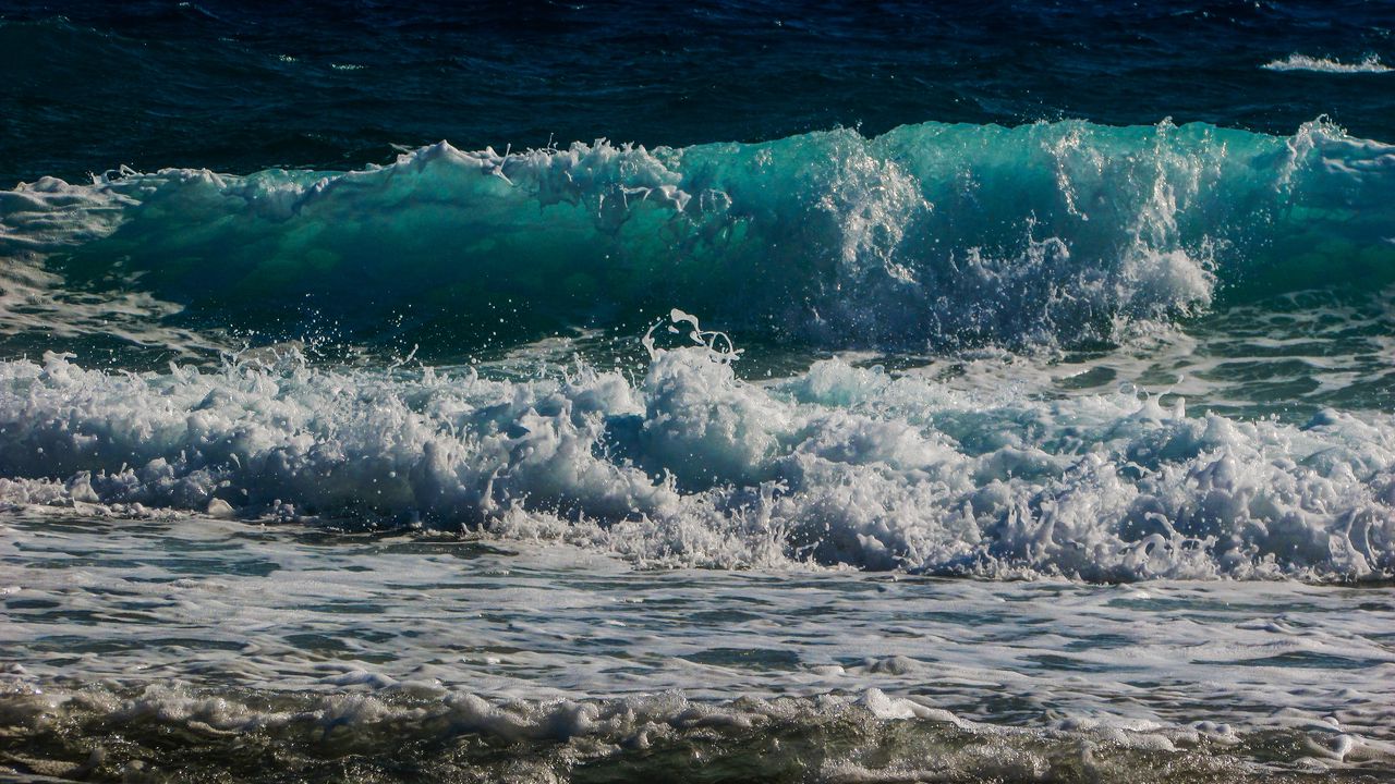 Wallpaper sea, waves, surf, beach hd, picture, image