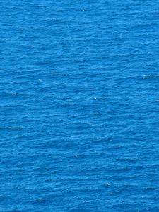 Preview wallpaper sea, waves, surface, ripples, blue