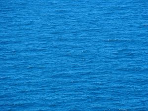 Preview wallpaper sea, waves, surface, ripples, blue