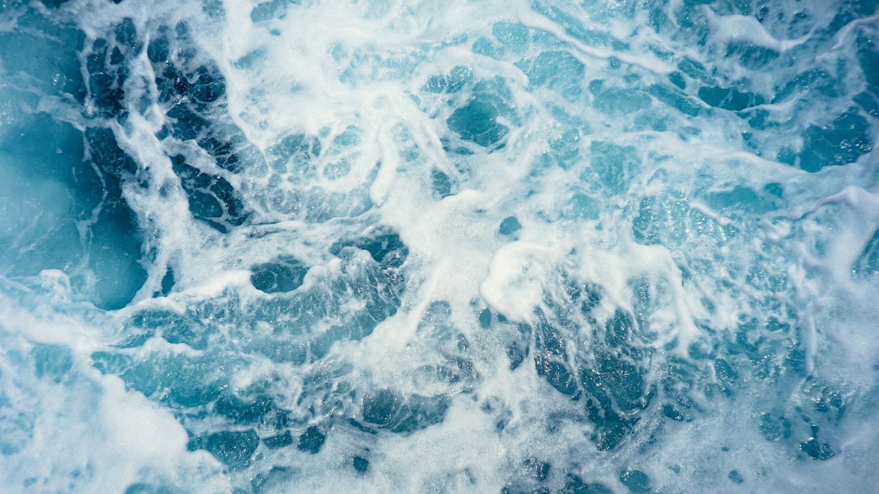 Wallpaper sea, waves, swash, foam