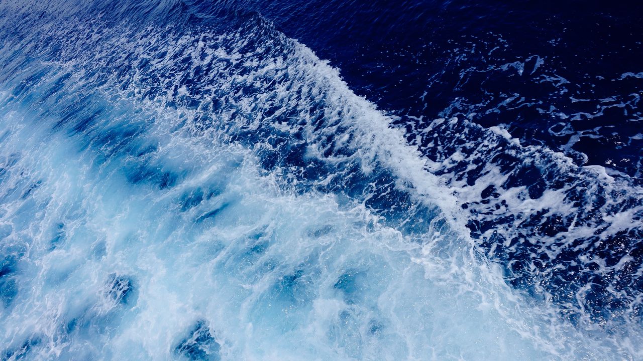 Wallpaper sea, waves, water, foam