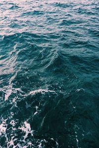 Preview wallpaper sea, waves, water, foam, ripples