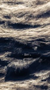 Preview wallpaper sea, waves, water, foam, distortion