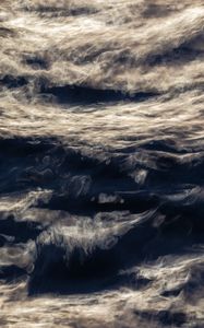 Preview wallpaper sea, waves, water, foam, distortion