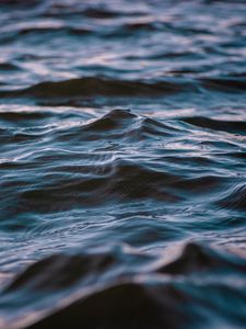 Preview wallpaper sea, waves, water, wavy, ripples