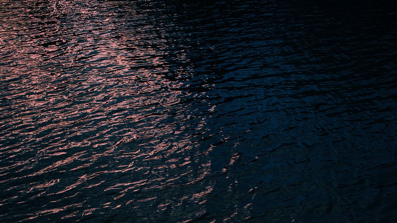 Wallpaper sea, waves, water, dark