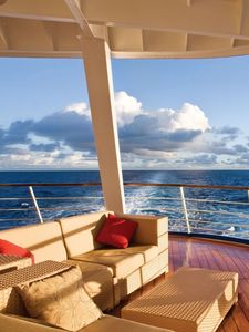 Preview wallpaper sea, yacht, luxury, scenery, view