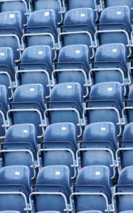 Preview wallpaper seats, tribunes, stadium, blue