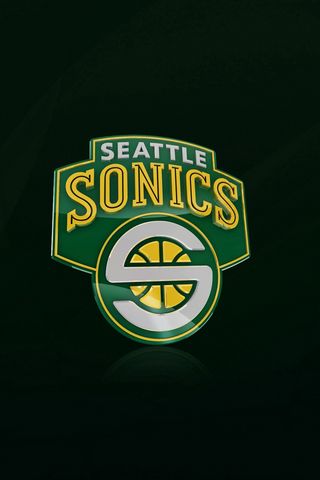 Download Wallpaper 3x480 Seattle Supersonics Nba Logo Iphone Iphone 3g Iphone 3gs Hd Background