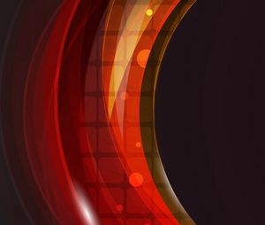 Preview wallpaper semicircle, background, multi-colored