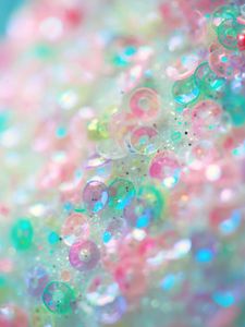 Preview wallpaper sequins, glitter, macro, colorful