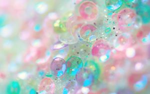Preview wallpaper sequins, glitter, macro, colorful