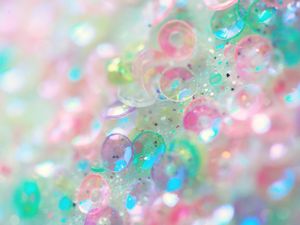 Preview wallpaper sequins, glitter, macro, colorful