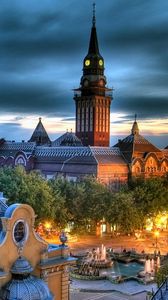 Preview wallpaper serbia, balkans, beauty, home, church, cathedral, square, fountain