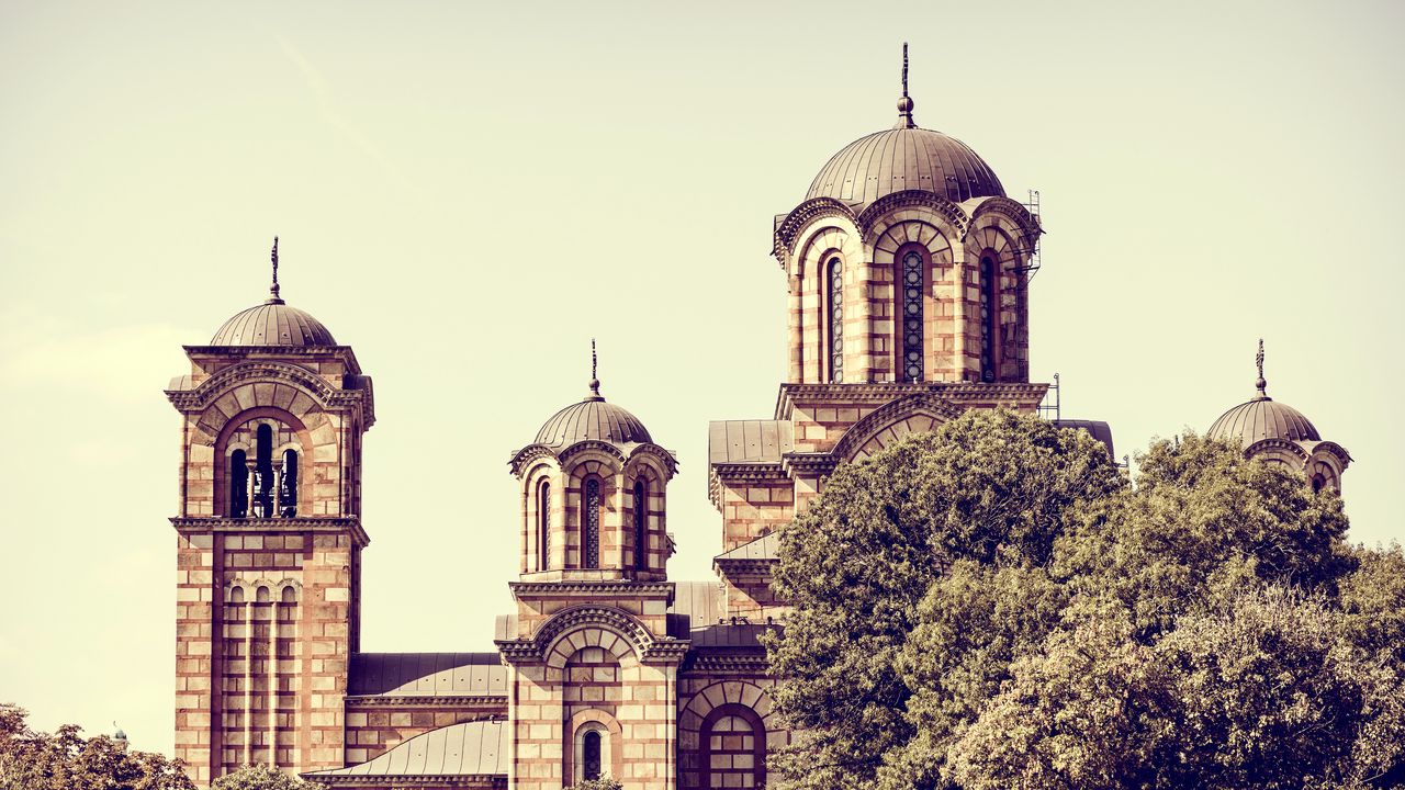 Wallpaper serbia, church, architecture