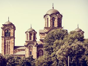 Preview wallpaper serbia, church, architecture