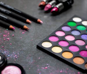 Preview wallpaper shadows, lipstick, cosmetics, make-up