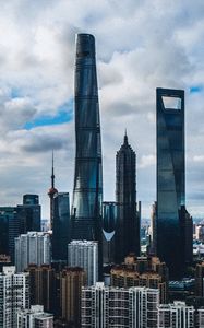 Preview wallpaper shanghai, china, skyscrapers, buildings