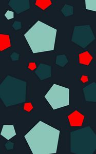 Preview wallpaper shape, angles, parametric, multicolored