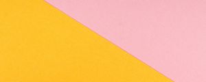 Preview wallpaper shapes, abstraction, yellow, pink