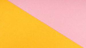 Preview wallpaper shapes, abstraction, yellow, pink