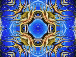 Preview wallpaper shapes, background, abstract, blue