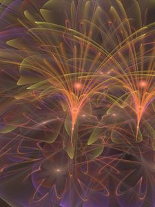 Preview wallpaper shapes, background, glow, colorful, abstraction