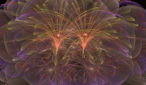 Preview wallpaper shapes, background, glow, colorful, abstraction