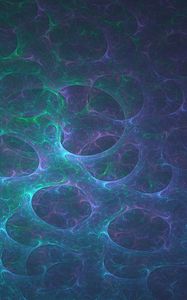 Preview wallpaper shapes, background, glow, blue
