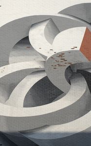Preview wallpaper shapes, bricks, volume, abstraction
