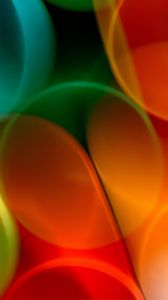 Preview wallpaper shapes, circles, light, abstraction, colorful