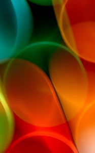 Preview wallpaper shapes, circles, light, abstraction, colorful