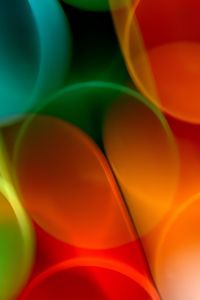 Preview wallpaper shapes, circles, light, abstraction, colorful