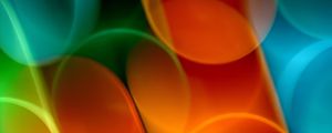 Preview wallpaper shapes, circles, light, abstraction, colorful