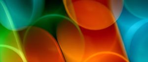 Preview wallpaper shapes, circles, light, abstraction, colorful