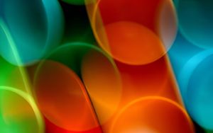 Preview wallpaper shapes, circles, light, abstraction, colorful