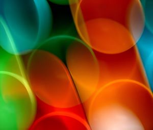 Preview wallpaper shapes, circles, light, abstraction, colorful