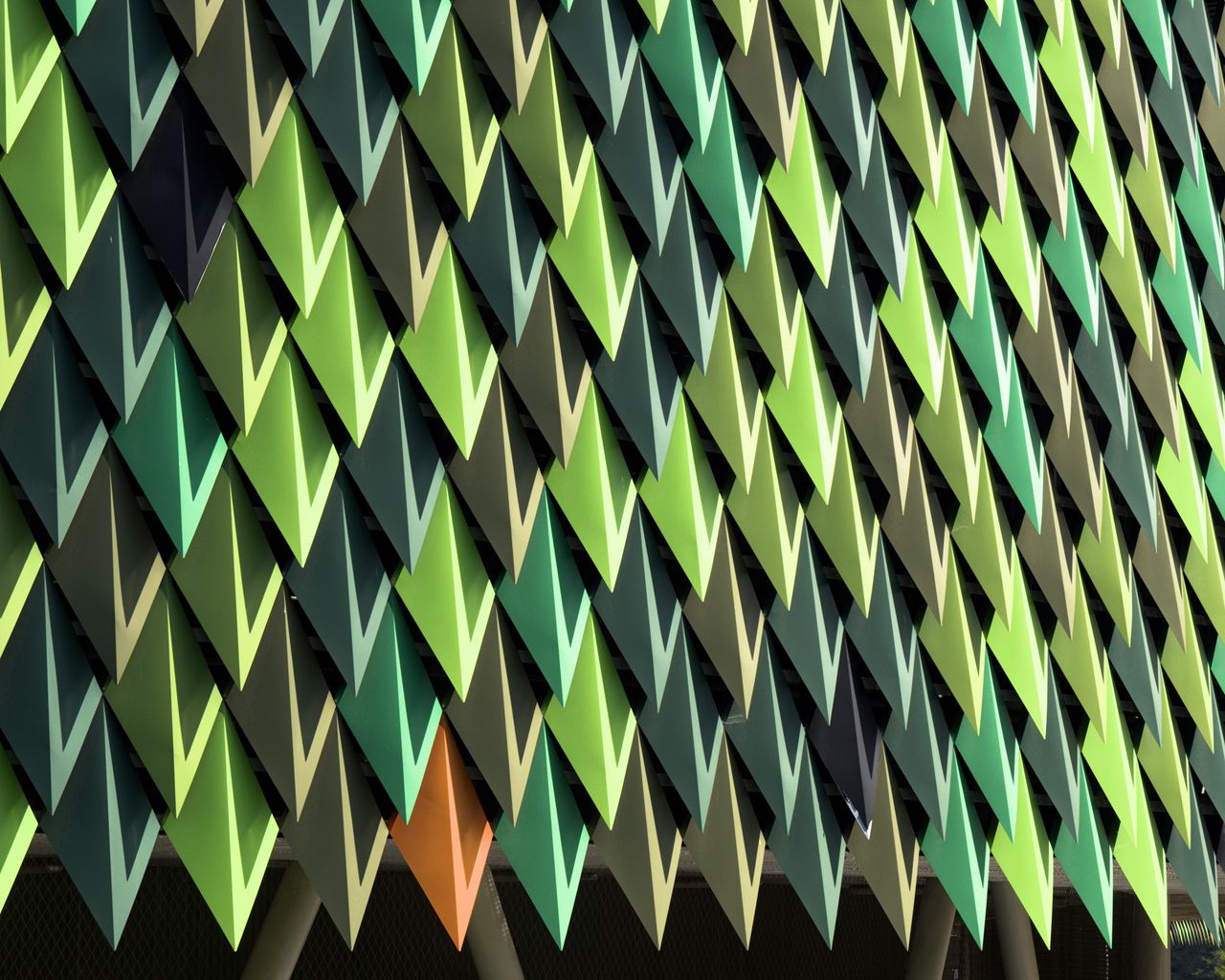 1280x1024 Wallpaper shapes, colorful, shadows, background