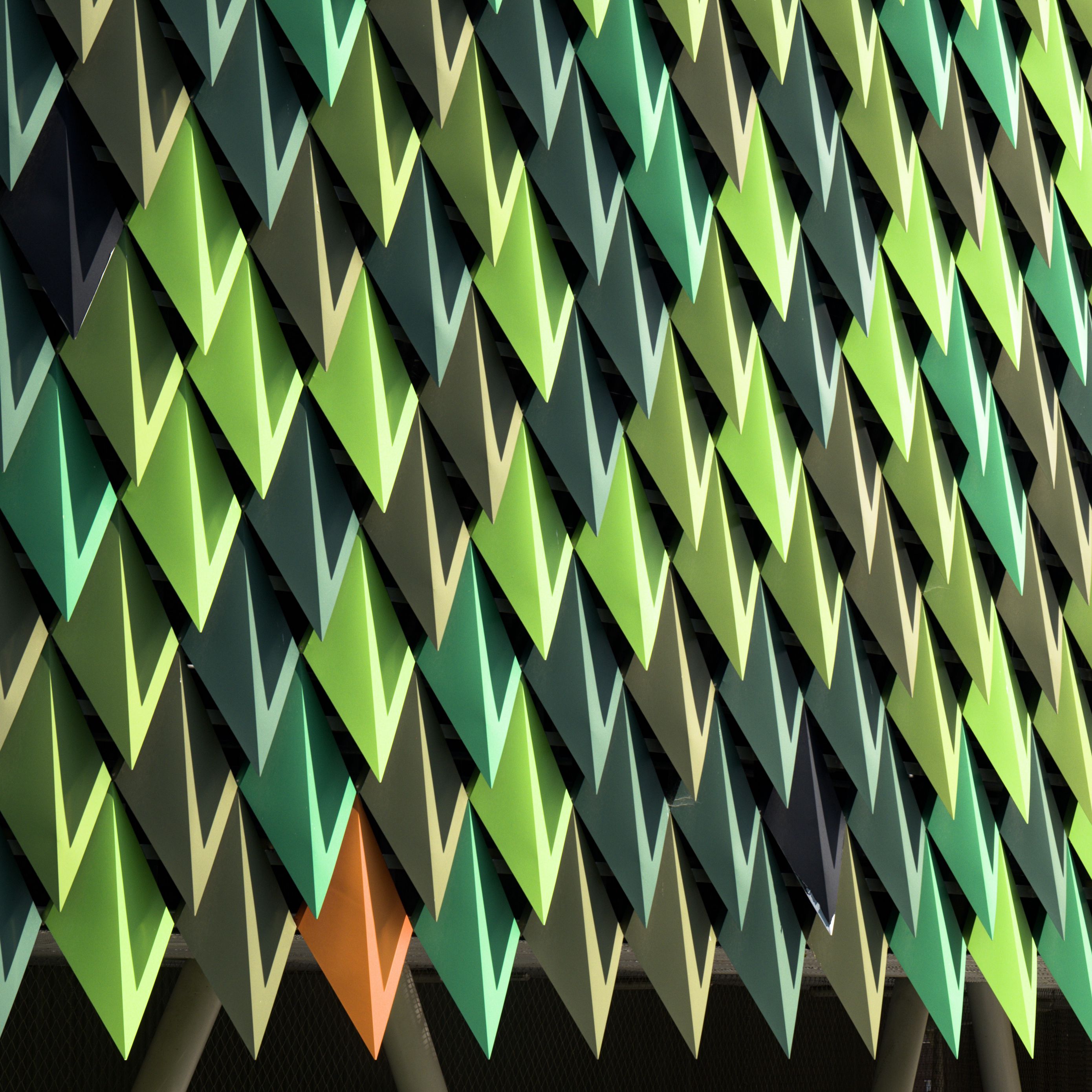 2780x2780 Wallpaper shapes, colorful, shadows, background