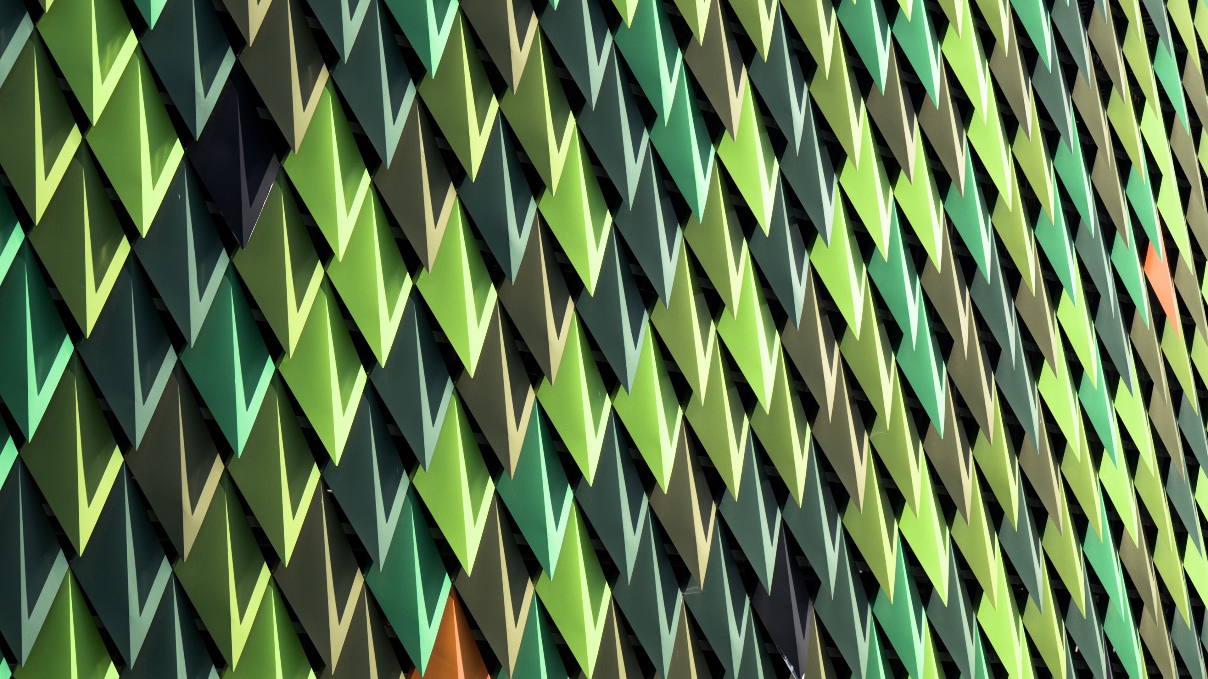 3840x2160 Wallpaper shapes, colorful, shadows, background