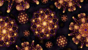Preview wallpaper shapes, dots, glow, abstraction