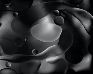 Preview wallpaper shapes, drops, metal, metallic, surface