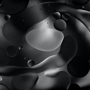 Preview wallpaper shapes, drops, metal, metallic, surface