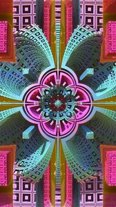 Preview wallpaper shapes, flower, volume, abstraction