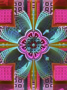 Preview wallpaper shapes, flower, volume, abstraction